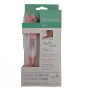 Thermomètre powerscan bébé rose